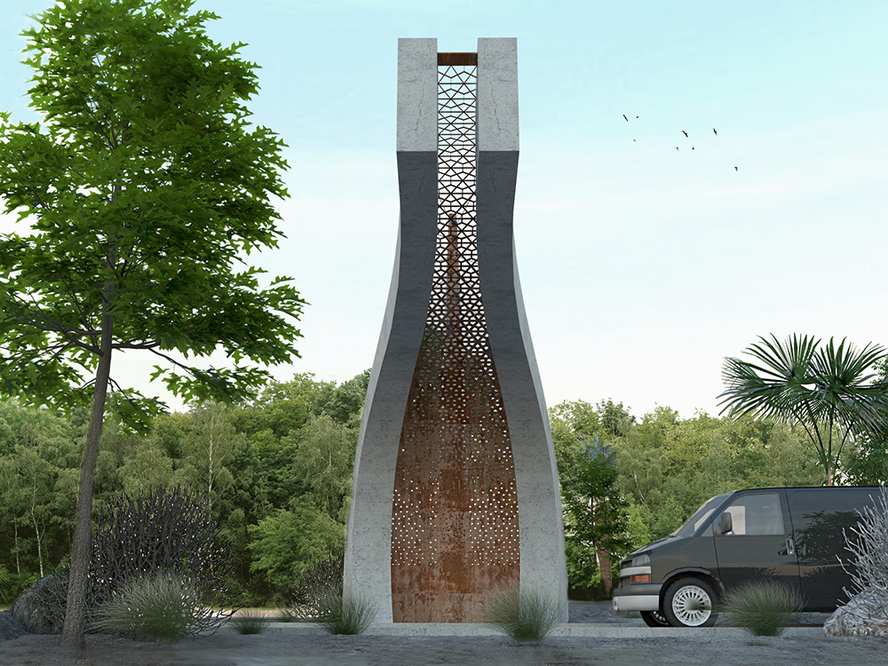 picture no. 3 ofAsalouye Entrance Gateway project, designed by Ahmad Ghodsimanesh & Partners