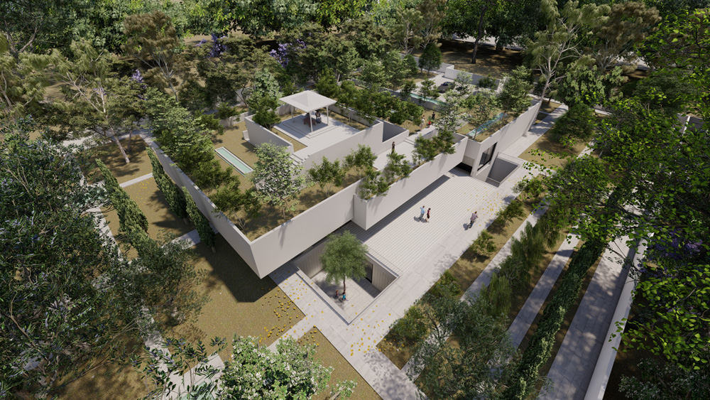 picture no. 2 ofFlying Garden Villa project, designed by Ahmad Ghodsimanesh & Partners