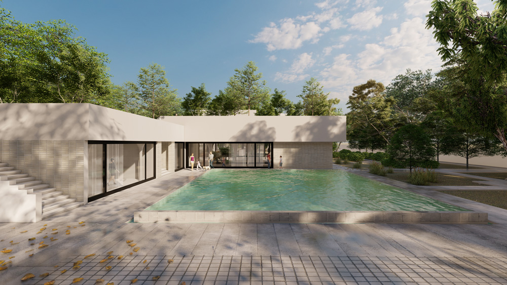 picture no. 3 ofFlying Garden Villa project, designed by Ahmad Ghodsimanesh & Partners