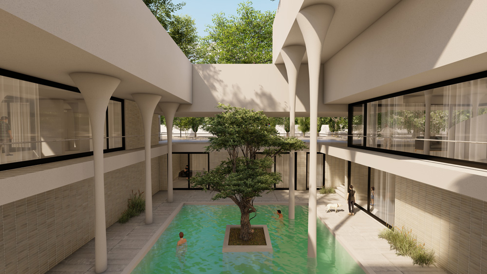 picture no. 4 ofFlying Garden Villa project, designed by Ahmad Ghodsimanesh & Partners