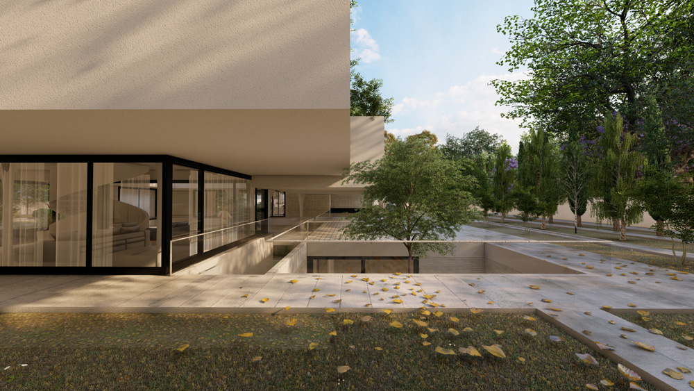 picture no. 5 ofFlying Garden Villa project, designed by Ahmad Ghodsimanesh & Partners