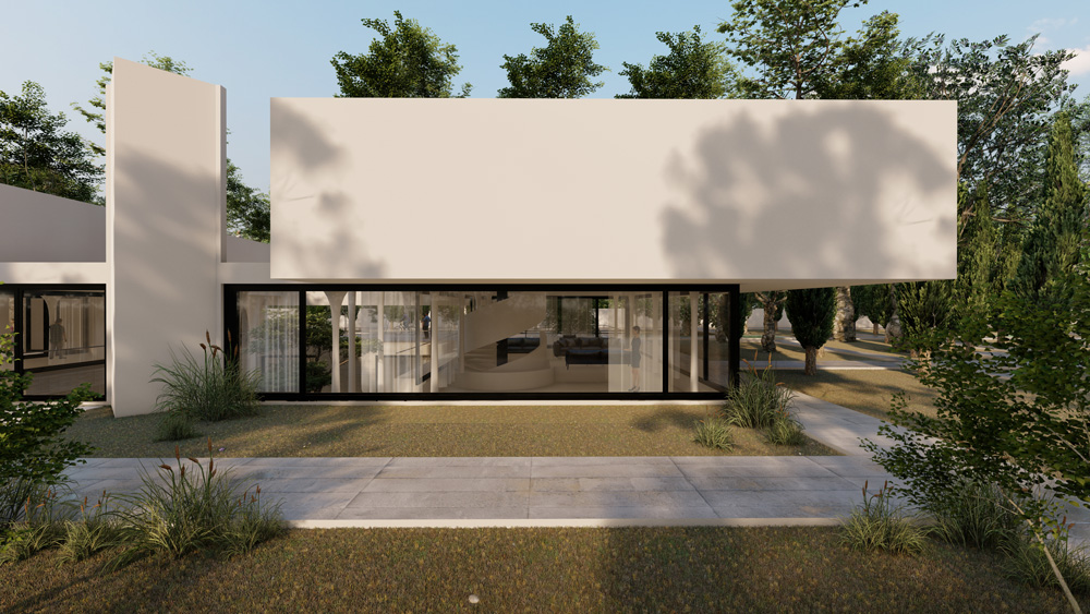 picture no. 6 ofFlying Garden Villa project, designed by Ahmad Ghodsimanesh & Partners
